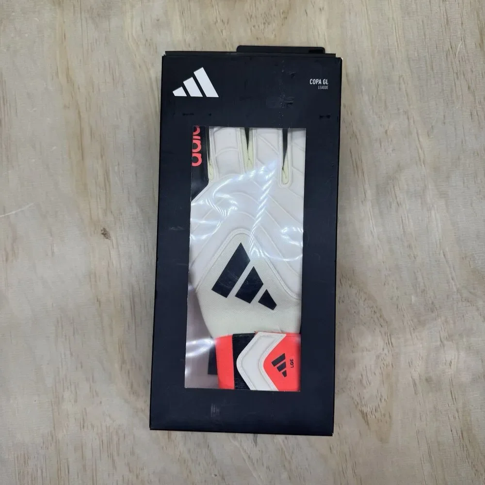 NEW adidas Copa GL League Goalkeeper Gloves Ivory Solar Red Black IQ4011 Size 11